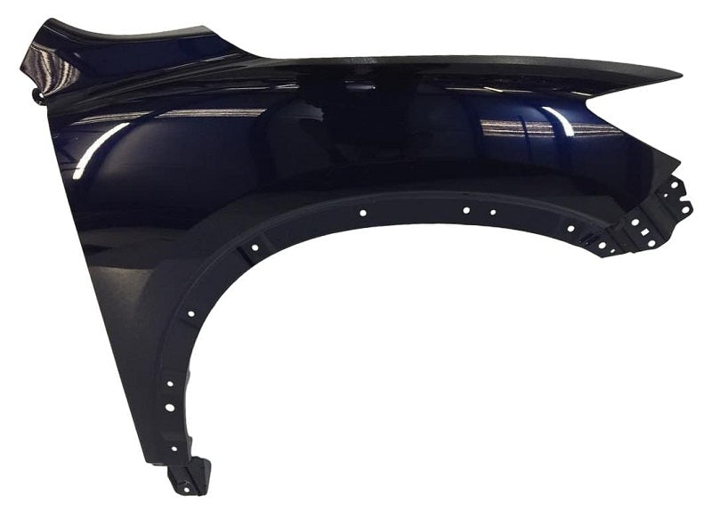 2014 Mazda CX-5 Passenger Side Fender Without Repeater Lamp Painted Deep Crystal Blue Metallic (42M)_KD5352111A 