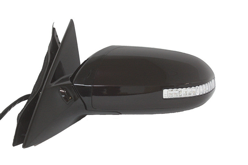 2010 Nissan Maxima Side View Mirror Painted Crimson Black Metallic (GAD), with Memory, Turn Signal, Premium Pkg, and Sport Pkg - back view