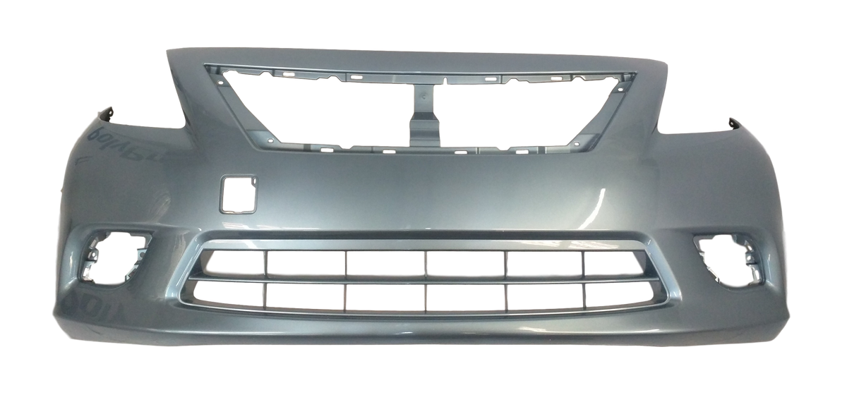 2014 Nissan Versa Front Bumper Sedan Painted Arctic Blue Metallic (RAF)