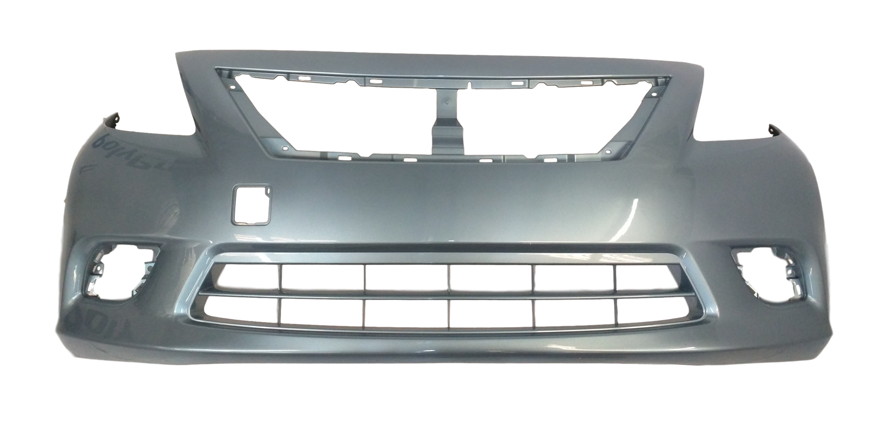 2014 Nissan Versa Front Bumper Sedan Painted Arctic Blue Metallic (RAF)