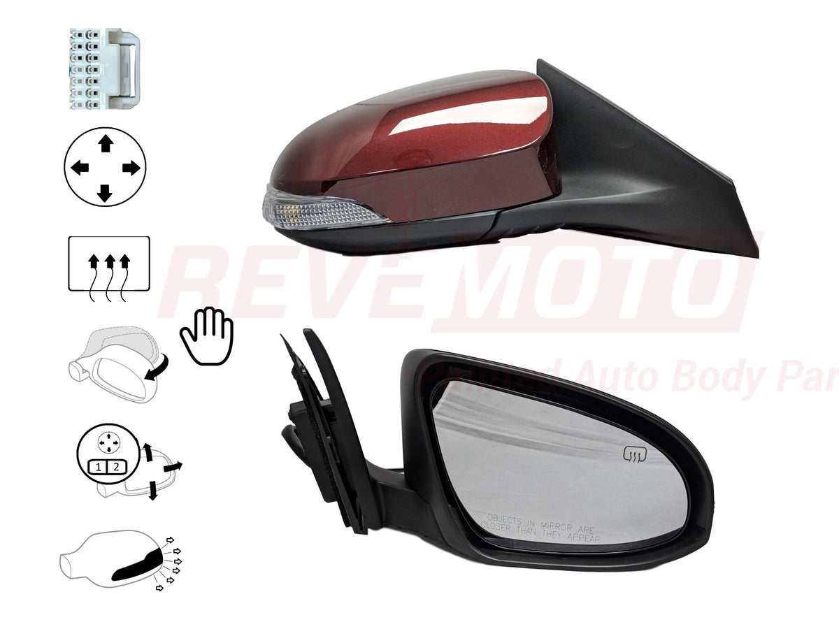 2016_Toyota_Avalon_Passenger_Side_View_Mirror_Power_Manual_Folding_Heated_w_Memory_Signal_Light_wo_BSD_Painted_Ooh_La_La_Rouge_Mica_3T0_8790107011