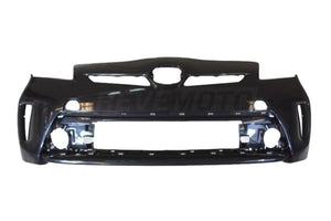2012-2015 Toyota Prius Front Bumper Painted Winter Gray Metallic (8V1), WITH Head LED Lamps, Head Light Washer Holes 5211947935