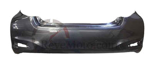 2012 Toyota Yaris Rear Bumper Painted Magnetic Gray Metallic (Paint Code: 1G3); 5215952966