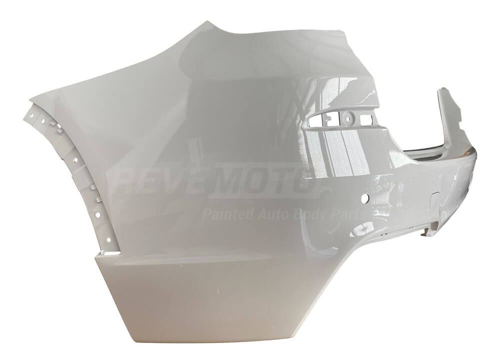 2011-2017 BMW X3 Rear Bumper Painted Alpine White III (300), With M Package, With Park Assist Holes - Driver-Side View