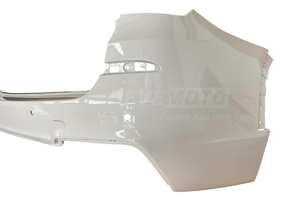 2011-2017 BMW X3 Rear Bumper Painted Alpine White III (300), With M Package, With Park Assist Holes - Right-Side View