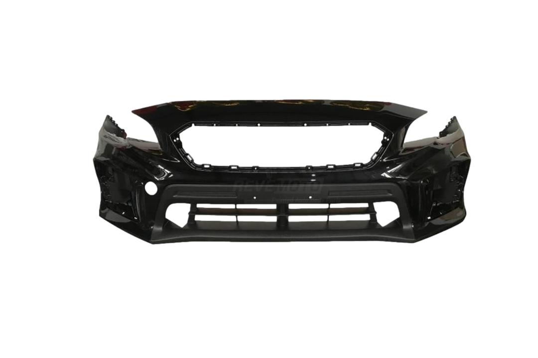 2018-2021 Subaru WRX Front Bumper Painted Crystal Black Silica Pearl (CB4) (Base, Limited, S209) WITH Textured Lower Center Area OEM 57704VA050
