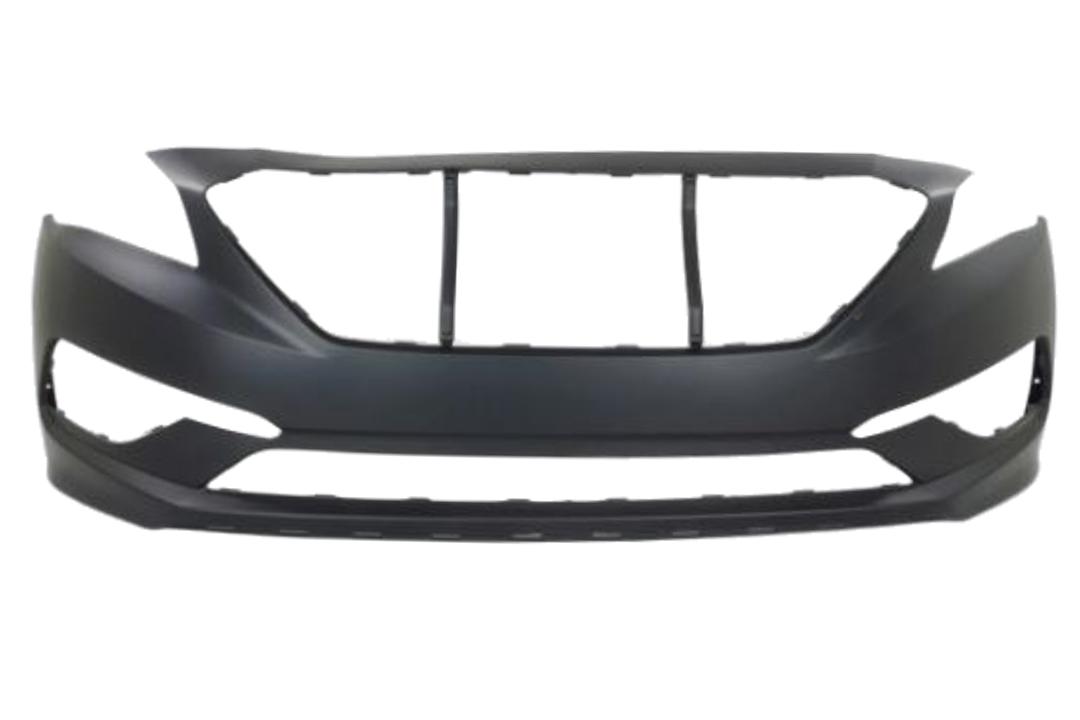 2015-2017 Hyundai Sonata Front Bumper Painted (Standard Models) 86511C2000 HY1000205 ReveMoto Painted Auto Parts Replacement 
