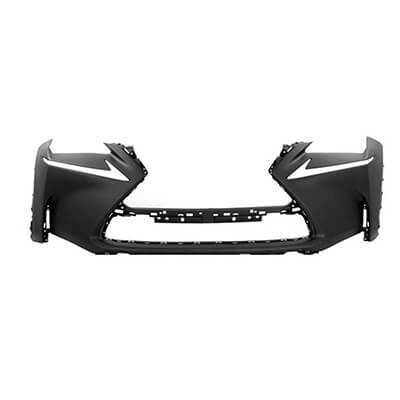 2015-2017 Lexus NX200T Front Bumper; w_ F-Sport Package; w_o HL Washer Holes; w_o Park Assist Sensor Holes; Made of Plastic; LX1000299; 5211978908