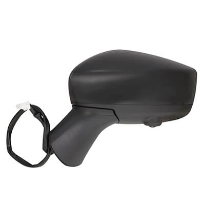 2015-2017 Nissan Versa Fits Driver Side View Mirror S S Plus SL SV Models w Heated Glass with Side View Camera Manual Folding, Flat Glass-NI1320265