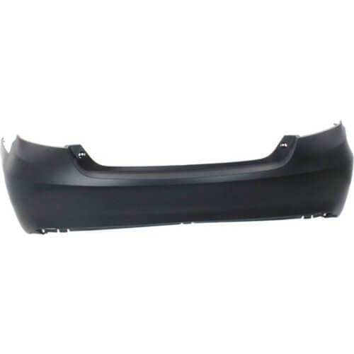 2015-2017 Toyota Camry Rear Bumper; LE_XLE Models; w_o Park Assist Sensor Holes; Made of Plastic; TO1100315; 5215906989