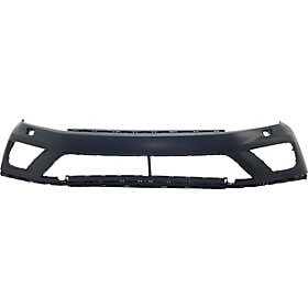 2015-2017 Volkswagen Touareg Front Bumper (w/ Head Light Washer Holes; w/ Park Assist Sensor Holes) - VW1000231