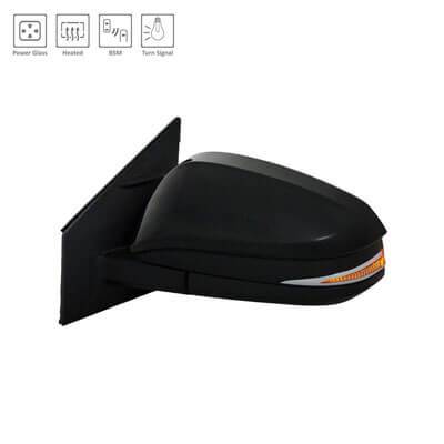 2015-2018 Toyota RAV4 Mirror (Driver Side); Power; w_ Heated; w_ Blind Spot Indicator; w_ Turn Signal; TO1320343; 879400R190C0