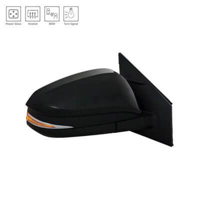 2015-2018 Toyota RAV4 Mirror (Passenger Side); Power; w_ Heated; w_ Blind Spot Indicator; w_ Turn Signal; TO1321343; 879100R180C0