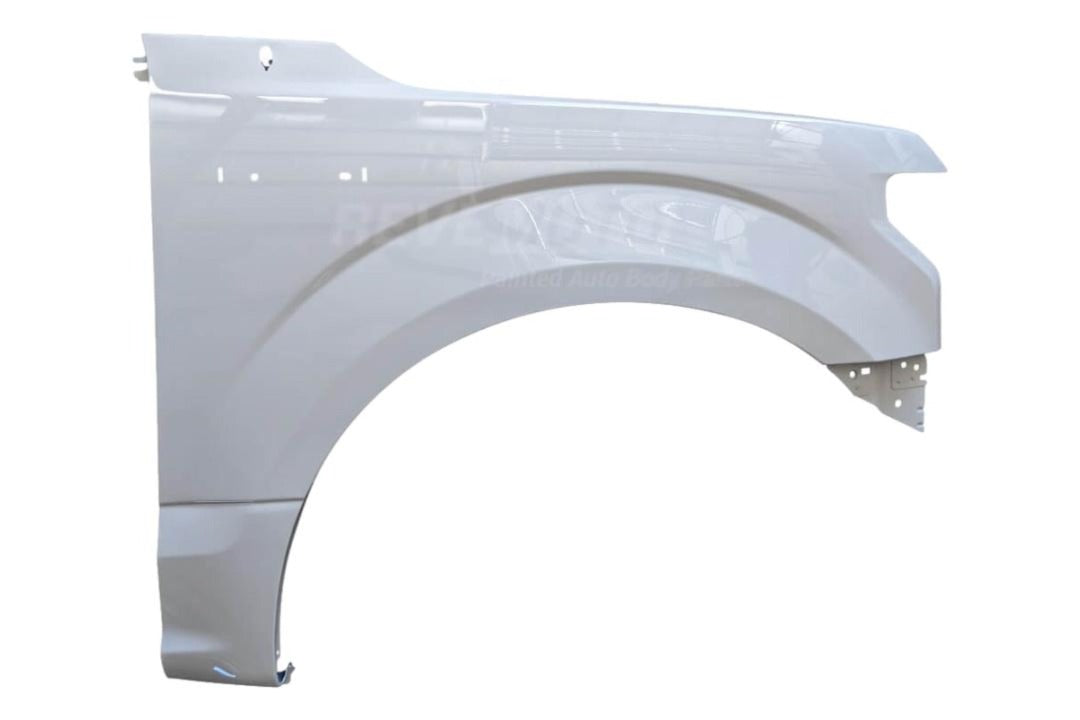 2015-2020 Ford F150 Fender Painted Oxford White (YZ/Z1) Right Passenger Side Without Wheel Opening Molding Aluminum FL3Z16005A JL3Z16005A