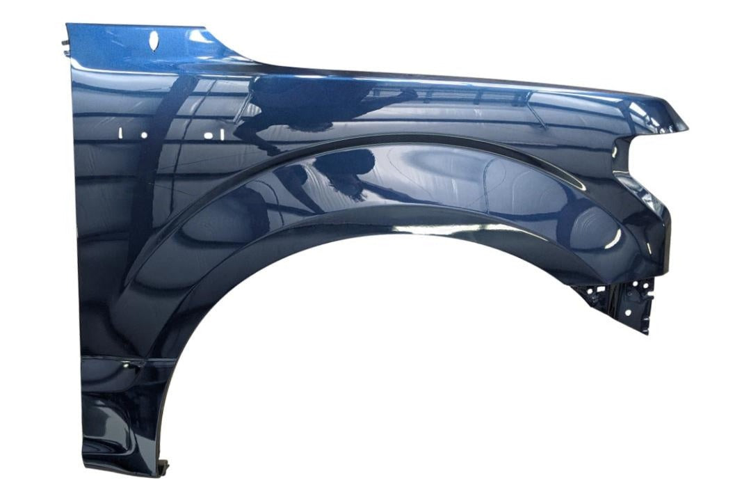 Painted Fender for 2015-2020 Ford F150 Right; Passenger-Side) Blue Jeans Metallic (N1) FL3Z16005A JL3Z16005A VL3Z16005B FO1241300 ReveMoto Painted Auto Parts Replacement 