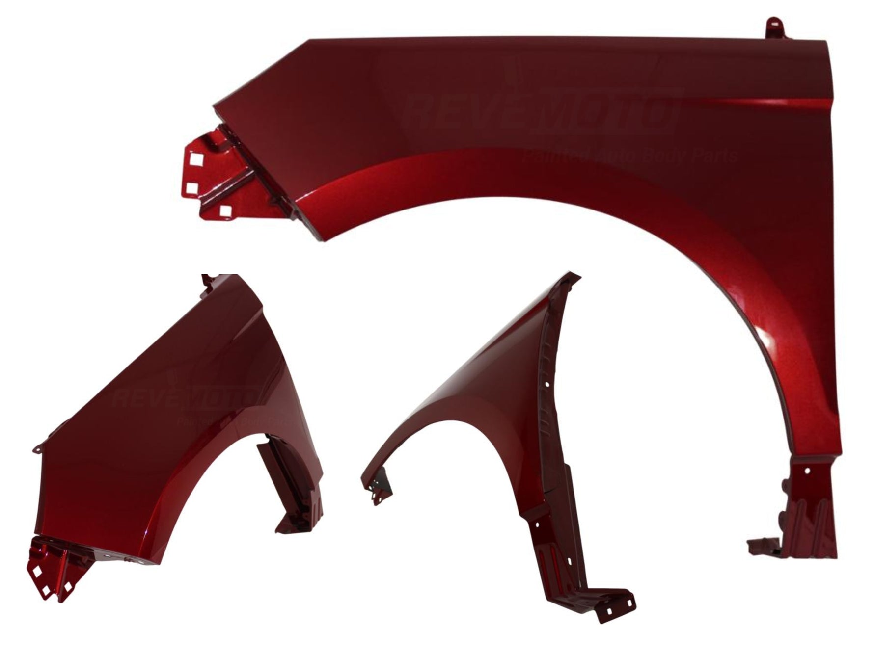 2015-2023 Ford Edge Fender Painted (Left; Driver-Side) Ruby Red Metallic (RR) GT4Z16006A FO1240295