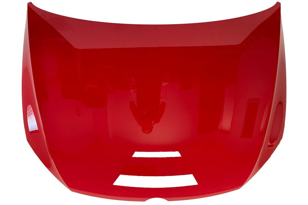 2015-2021 Volkswagen Golf Hood Painted Tornado Red (LY3D) 5G0823031J VW1230146 ReveMoto Painted Auto Parts Replacement