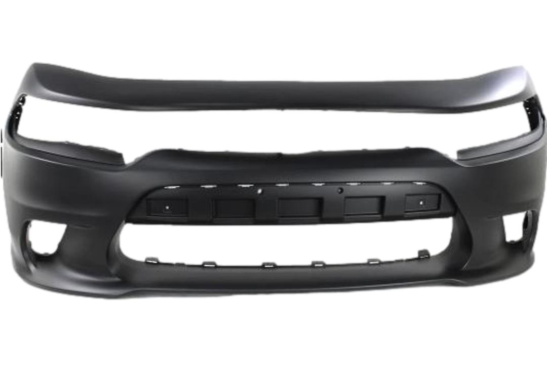 2015-2023 Dodge Charger Front Bumper Painted (WITH: Hood Scoop Models) 5PP39TZZAE CH1000A23