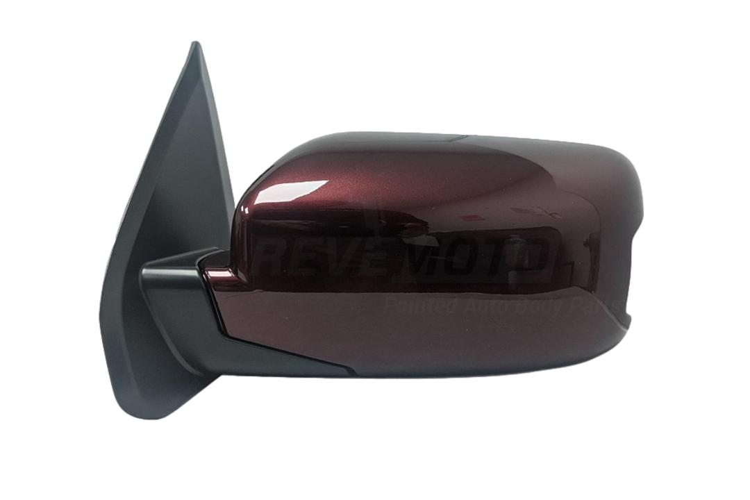2009-2015 Honda Pilot Side View Mirror Painted_Dark_Cherry_Pearl_R529P_EX/EX-L/LX/Touring Models | WITH: Power, Manual Folding, Heat | WITHOUT: Turn Signal Light, Memory_76208SZAA11ZF_ HO1321248