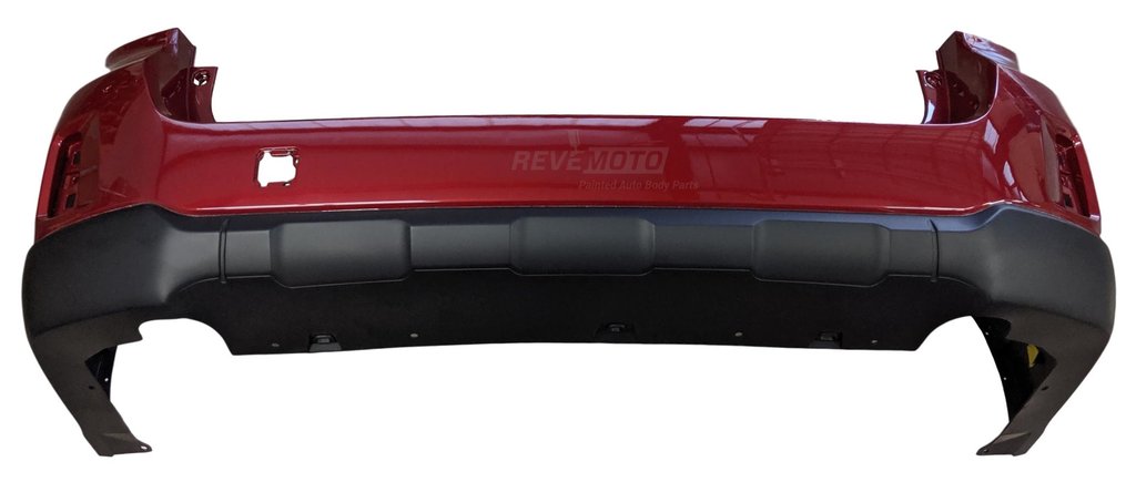 2017 Subaru Outback Rear Bumper, Without Park Assist Sensor Holes, Part # 57704AL11B, Painted Venetian Red Pearl (H2Q) - ReveMoto