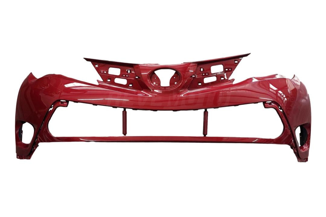 2013-2015 Toyota RAV4 Front Bumper Cover Painted US, Japan Built Barcelona Red Mica (3R3) 521190R911