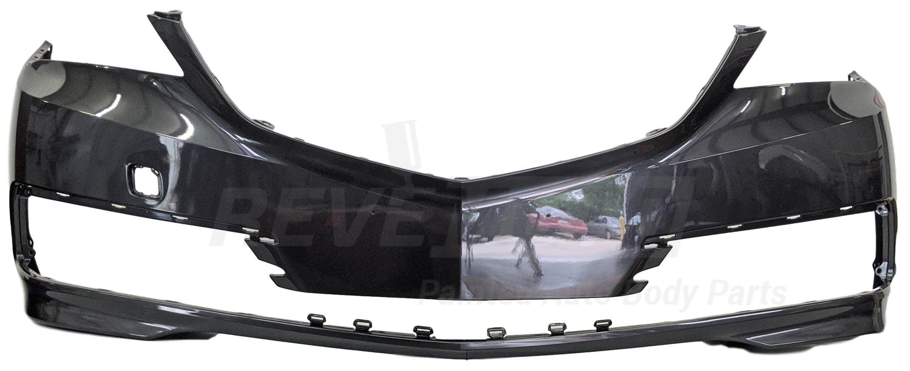 2015 Acura TLX Front Bumper wo Park Assist Sensor Holes wo Head Light Washer Holes wo Advance Pkg Painted Graphite Luster Metallic NH782M ReveMoto Painted Auto Body Parts
