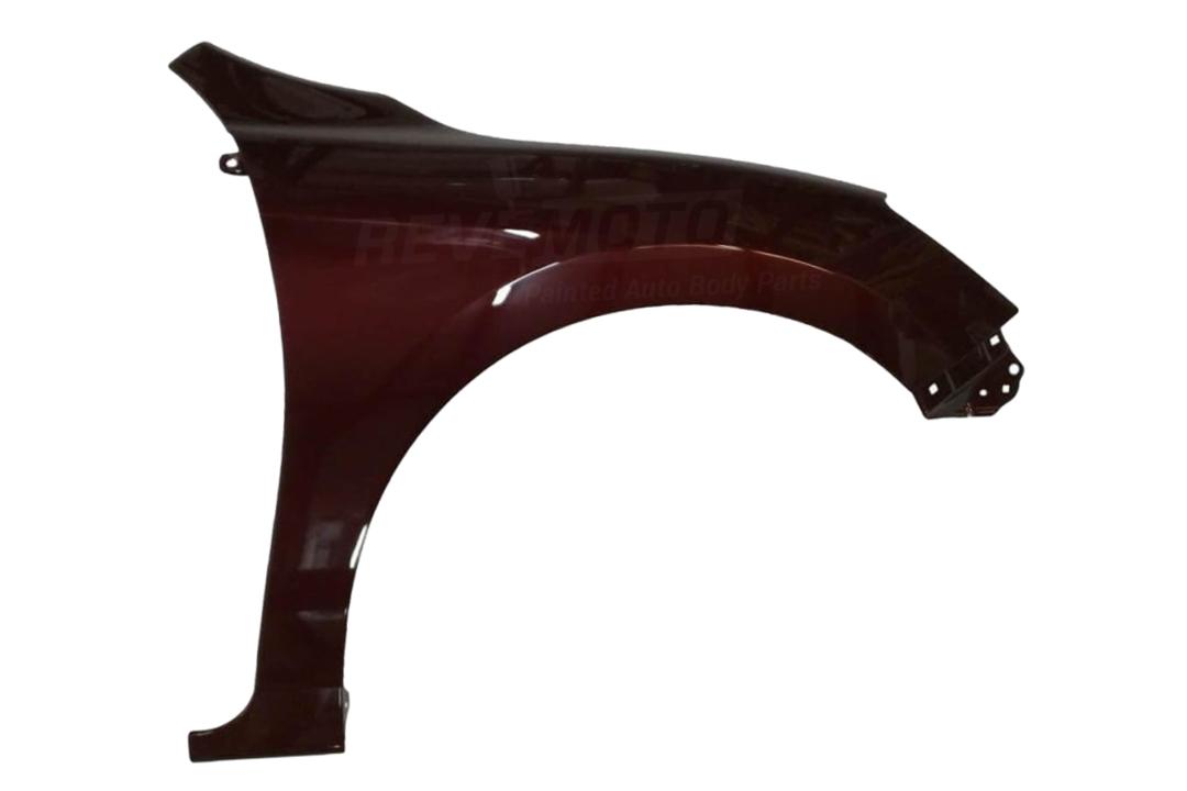 2013-2017 Honda Accord Fender Painted Red Pearl II R548P (Right, Passenger-Side) 60211T2FA90ZZ  HO1241185 ReveMoto Painted Auto Parts Replacement