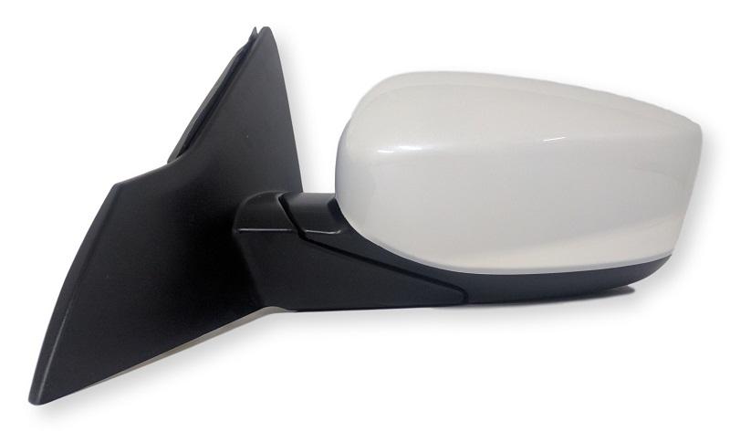 2017 Honda Accord Side View Mirror Painted Orchid White Pearl (NH788P), Sedan, Non-Heated without Signal