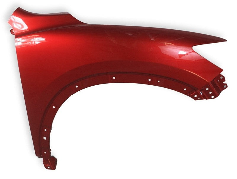2014 Mazda CX5 Passenger Side Fender, Without Repeater Lamp, Painted Soul Red Metallic (41V)