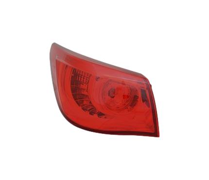 2016-2017 Infiniti Q50 Outer Tail Light Assembly Left Driver-Side 265554HB0C-IN2804107