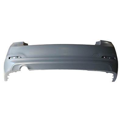 2016-2018 BMW 3Series Rear Bumper; Sedan - w_o Park Assist Sensor Holes; w_o Chrome Trim (Standard); 320_328D; BM1100346; 51127384597