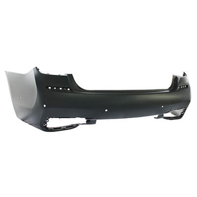 2016-2018 BMW 7Series Rear Bumper; Sedan- w_ M-Package; w_ Park Assist Sensor Holes; w_ 6 Sensor Holes; BM1100357; 51128064760