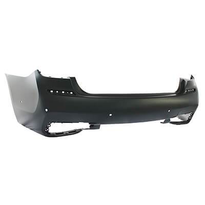 2016-2018 BMW 7Series Rear Bumper; Sedan- w_ M-Package; w_ Park Assist Sensor Holes; w_ 6 Sensor Holes; BM1100357; 51128064760
