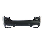 2016-2018 BMW 7Series Rear Bumper; Sedan- w_ M-Package; w_o Park Assist Sensor Holes; w_ 4 Sensor Holes; BM1100356; 51128064758