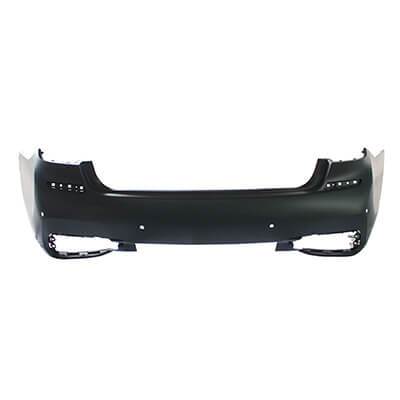 2016-2018 BMW 7Series Rear Bumper; Sedan- w_ M-Package; w_o Park Assist Sensor Holes; w_ 4 Sensor Holes; BM1100356; 51128064758