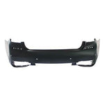 2016-2018 BMW 7Series Rear Bumper; Sedan- w_ M-Package; w_o Park Assist Sensor Holes; w_ 4 Sensor Holes; BM1100356; 51128064758