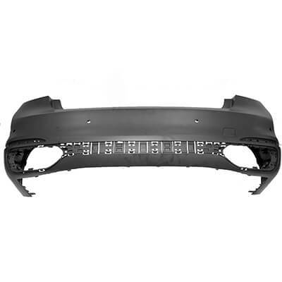 2016-2018 BMW 7Series Rear Bumper; Sedan- w_o M-Package; w_ 4 Park Assist Sensor Holes; w_ 2 Park Control Holes; BM1100359; 51127427622