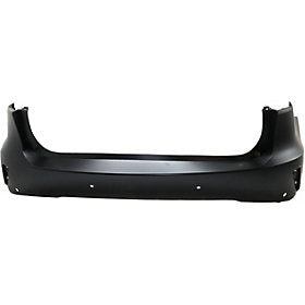 2016-2018 Lexus RX350 Rear Bumper; Canada Built- w/ Park Assist Sensor Holes; Made of Plastic; LX1100195; 521590E917