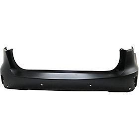 2016-2018 Lexus RX450H Rear Bumper; Canada Built- w/ Park Assist Sensor Holes; Made of Plastic; LX1100195; 521590E917