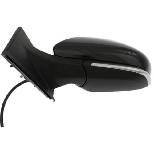 2016-2018 Toyota Prius Mirror (Driver Side); Power; Heated; Manual Folding; w_o Blind Spot Detection; Flat Glass; Textured Base; TO1320354; 8794047400