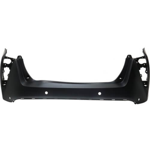 2016-2018 Toyota Prius Rear Bumper; w_ Park Assist Sensor Holes; Made of Plastic; TO1100320; 5215947915