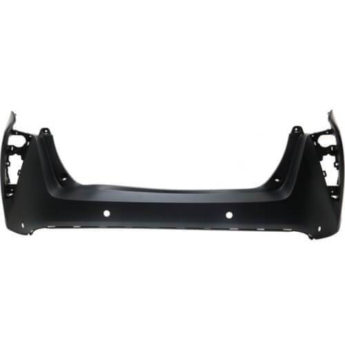 2016-2018 Toyota Prius Rear Bumper; w_ Park Assist Sensor Holes; Made of Plastic; TO1100320; 5215947915