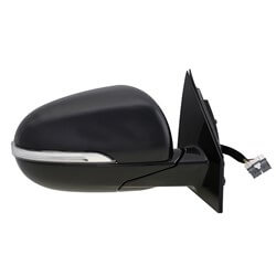2016-2019 Kia Sorento Passenger Side Power Door Mirror (OEM; Heated; w-Turn Signal; w-Blind Spot Detection; w-o Camera; Manual Folding)_KI1321208_87620C6220