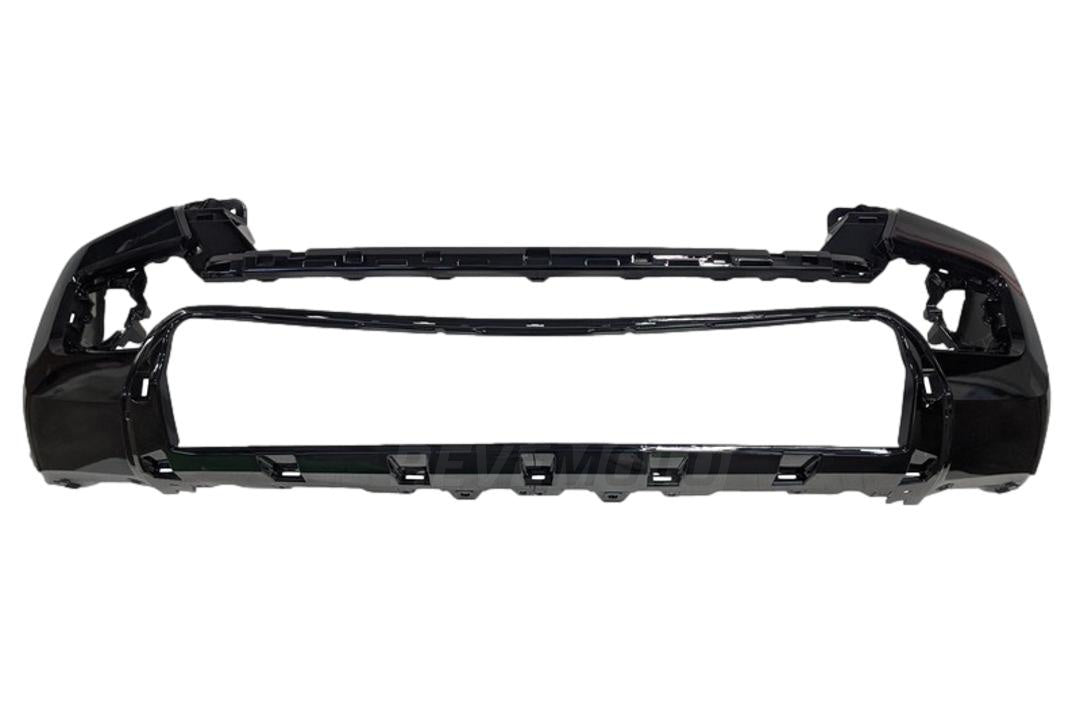 2016-2022 Toyota Tacoma Front Bumper Cover Painted, Attitude Black Pearl (218) 5211904907 TO1000414 ReveMoto Painted Auto Parts Replacement 