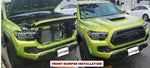 2016-2023 Toyota Tacoma Front Bumper Painted Electric Lime Effect (588) 5211904907 TO1000414 ReveMoto Painted Auto Parts Replacement 