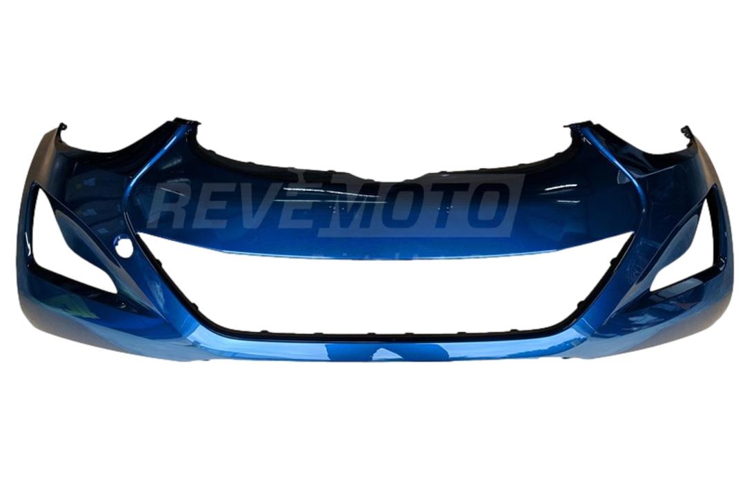 2014-2016 Hyundai Elantra Front Bumper Painted (Sedan | Korea Built) Windy Sea Blue Pearl ZU3