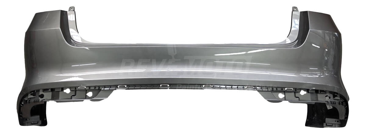 2018 Kia Optima Rear Bumper Painted, Titanium Silver Metallic (IM), USA Built, w_o Park Assist Sensor Holes, Except Hybrid_ 86611D5000_KI1100204