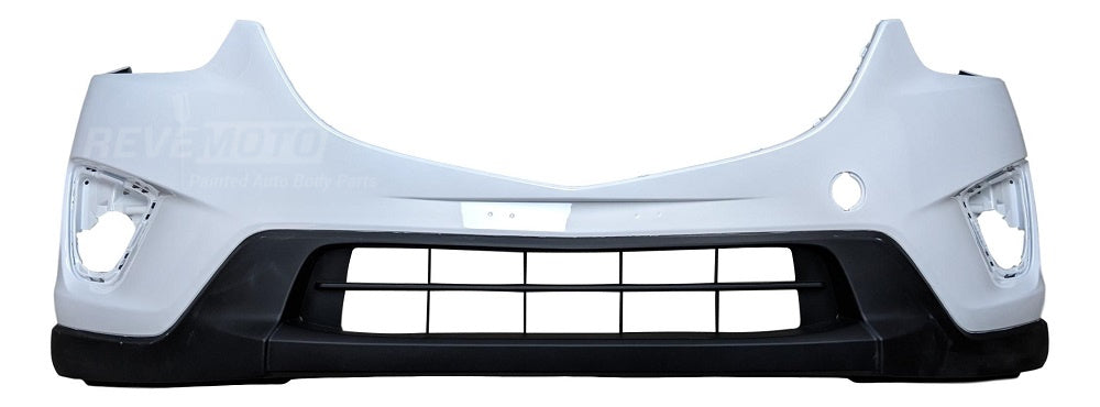 2014 Mazda CX-5 Front Bumper Cover Painted Crystal White Pearl (34K)