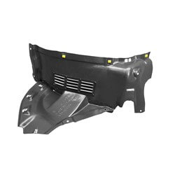 2017-2018 Audi A4 Passenger Side Fender Liner Front Section, w S-Line Pkg, Vacuum Form, B9_AU1249135