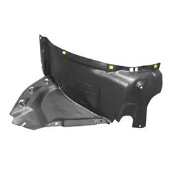 2017-2018 Audi A4 Passenger Side Fender Liner Front Section, w o S-Line Pkg, Vacuum Form, B9_AU1249134